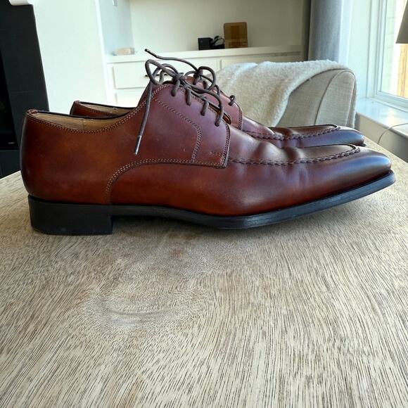 Magnanni Leather Oxford Dress Shoes Brown Lace Up EU 40 US 7.5‎ Mens Classic main image 6